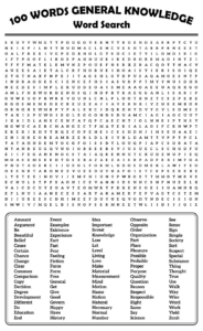 10 Best 100 Word Word Searches Printable Printablee