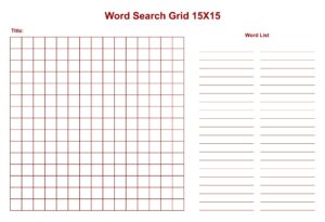 16 Best Blank Word Search Puzzles Printable Printablee