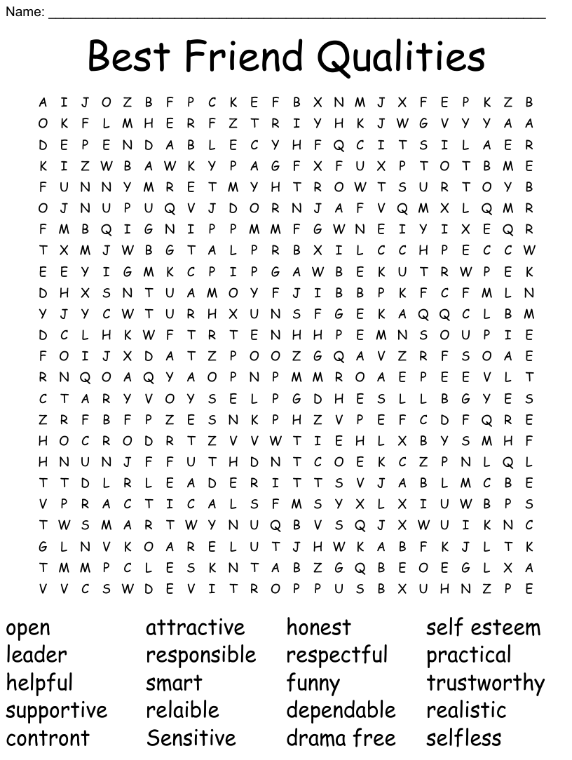 Best Free Word Search Word Search Printable