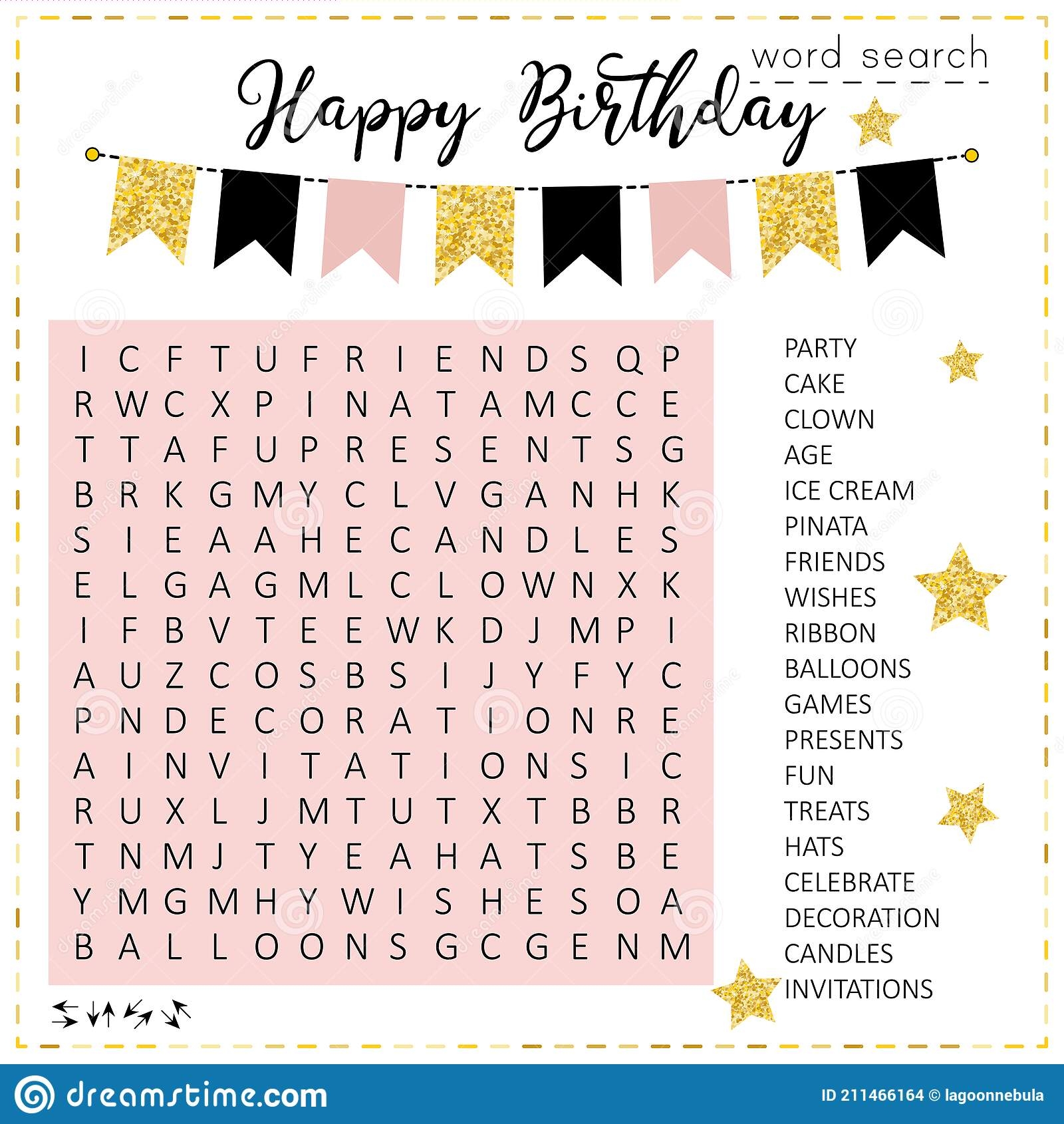 Birthday Word Search Puzzle Stock Illustrations 141 Birthday Word Search Puzzle Stock Illustrations Vectors Clipart Dreamstime