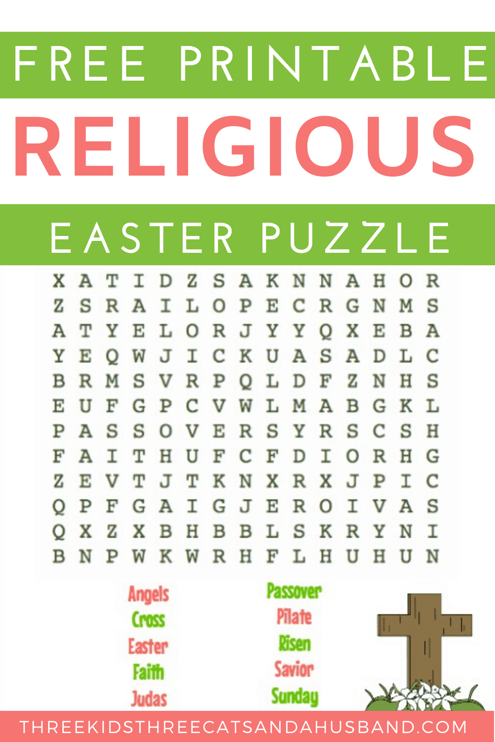 Free Easter Printables 3 Word Searches For Kids 