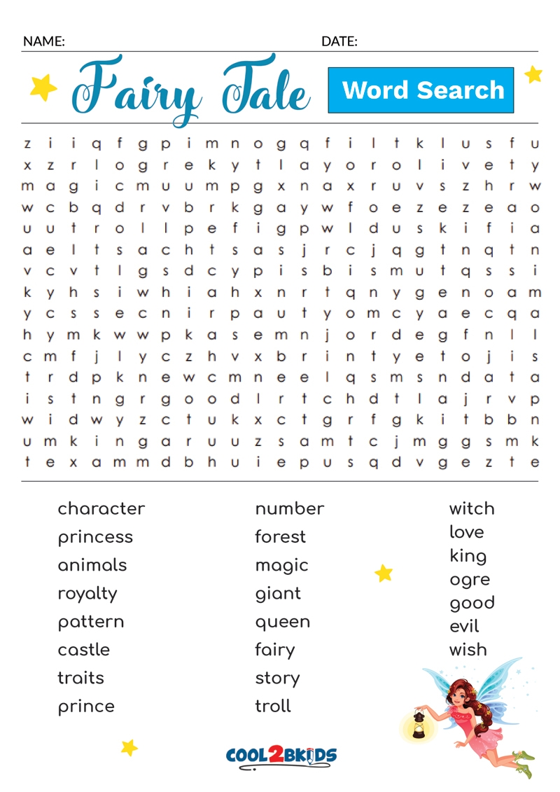 Free Printable Word Search Puzzles For Kids Cool2bKids