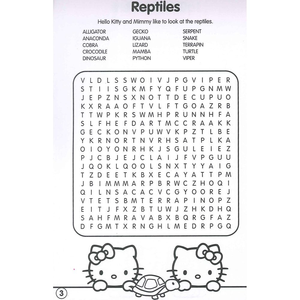 Hello Kitty Christmas Word Search Hello Kitty Wordsearch Puzzle Pad By All Plantillas De Letras Plantillas De Letras Para Imprimir Hello Kitty Para Colorear