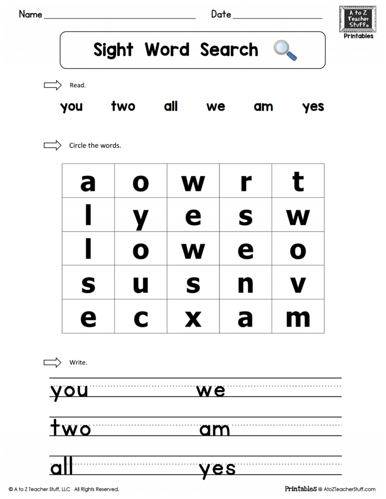 sight-words-practice-word-search-you-two-we-all-am-yes-a-to-z-teacher-stuff-printable-pages-and