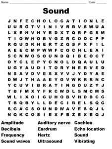 Sound Word Search WordMint