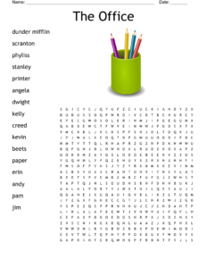 The Office Word Search WordMint