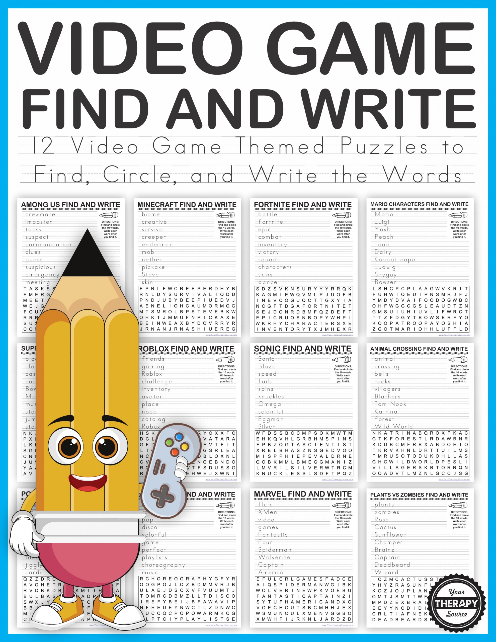 Word Search Printable Among Us