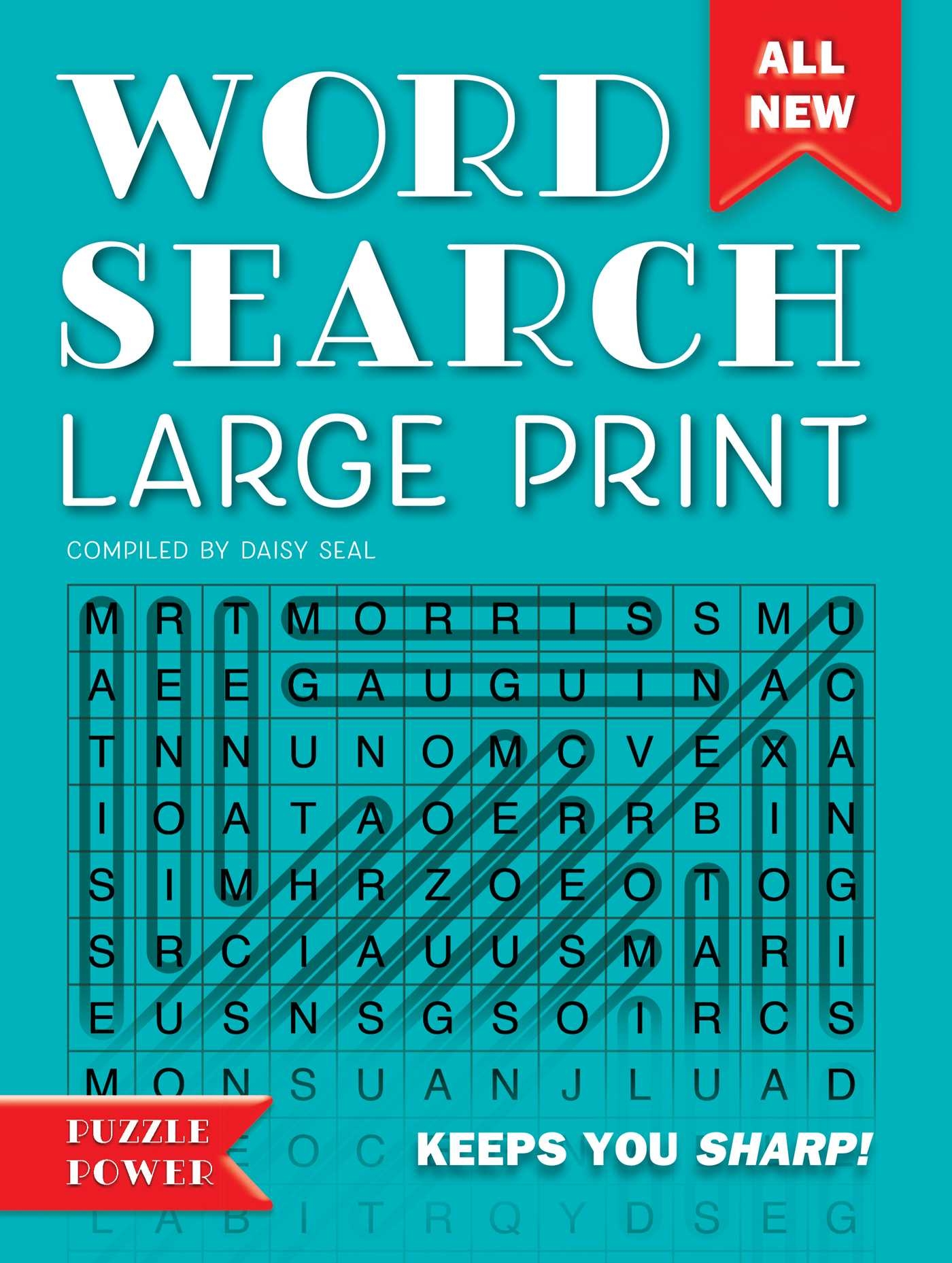Word Search Large Print Book By Daisy Seal Official Publisher Page Simon Schuster