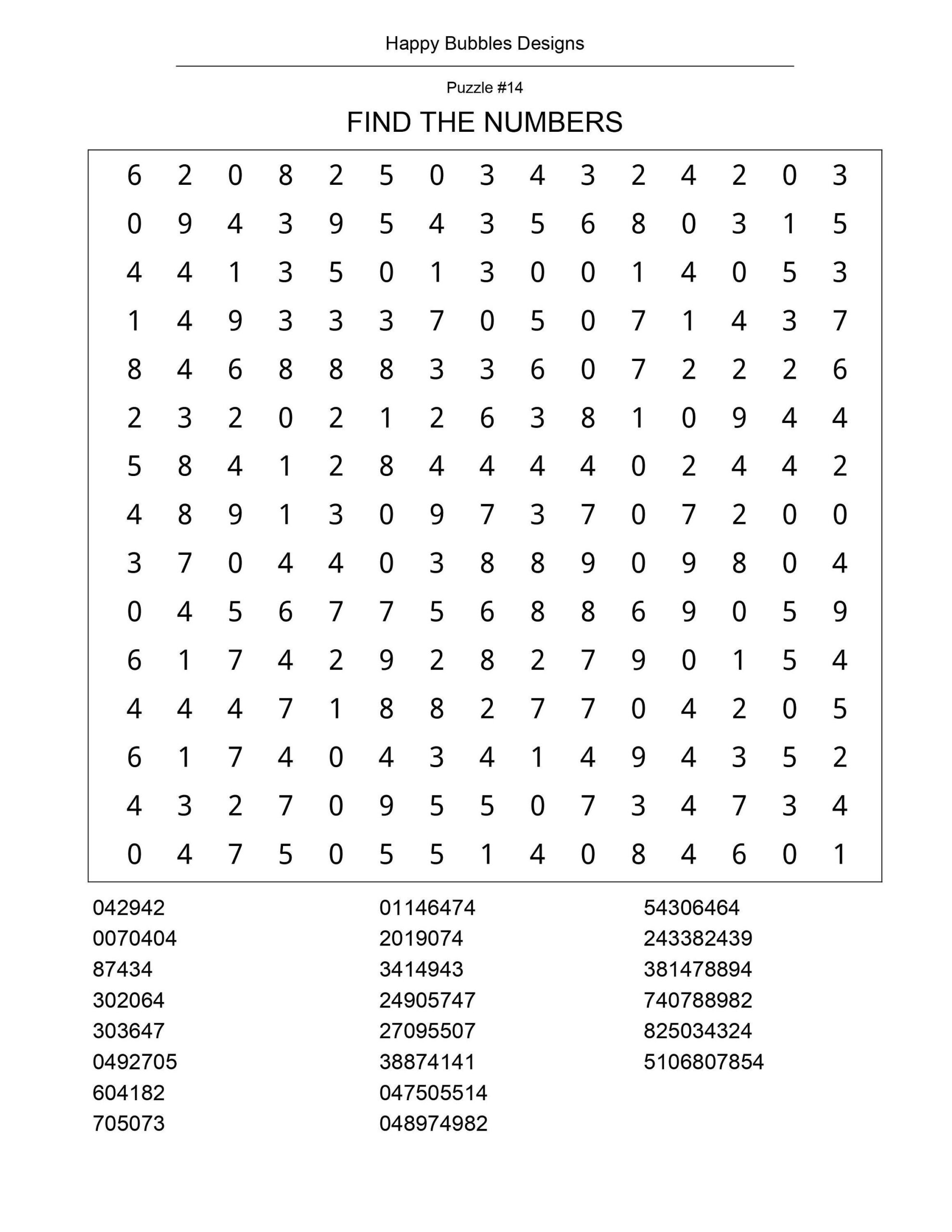 Large Print Word Search Puzzles Printable