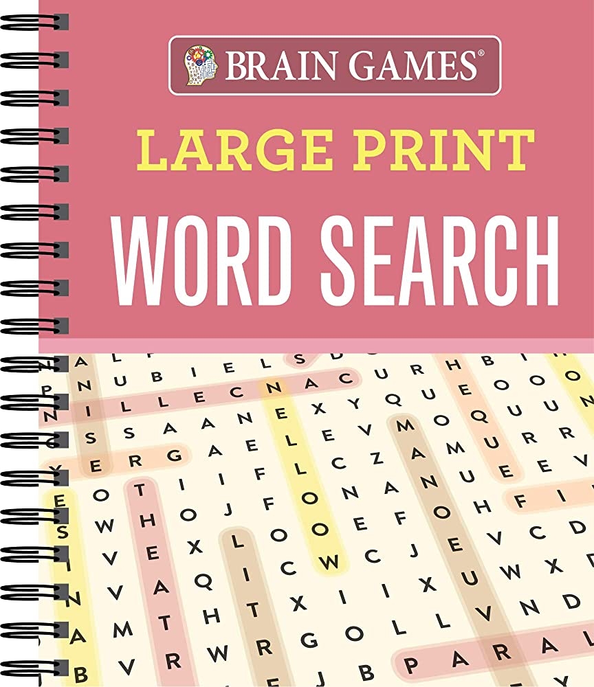 Brain Games Large Print Word Search Publications International Ltd Brain Games 9781640300965 Amazon Books