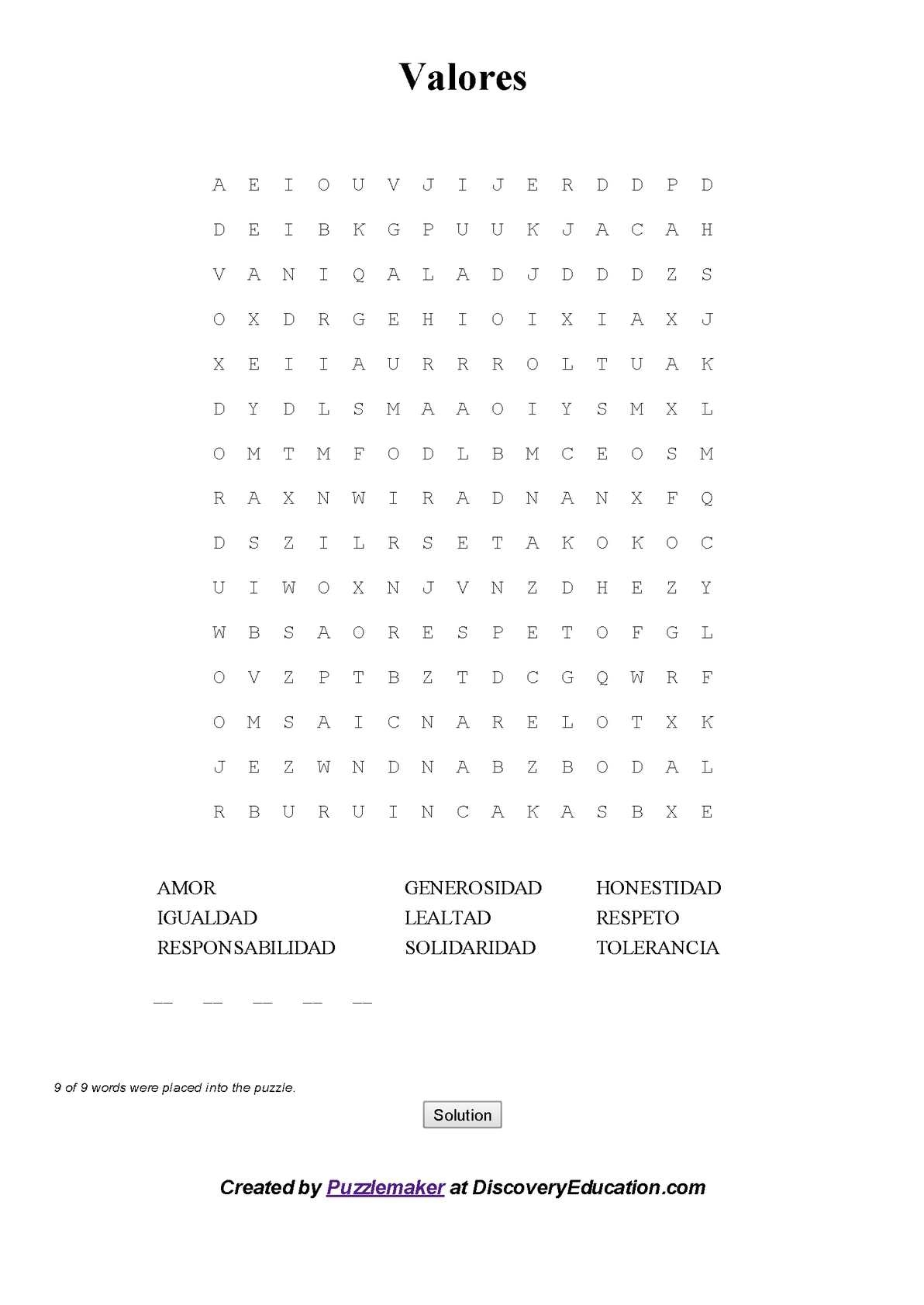 Calam o Word Search With A Hidden Message