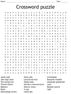 Crossword Puzzle Word Search WordMint