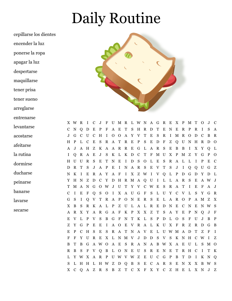 Free Daily Word Search Puzzle