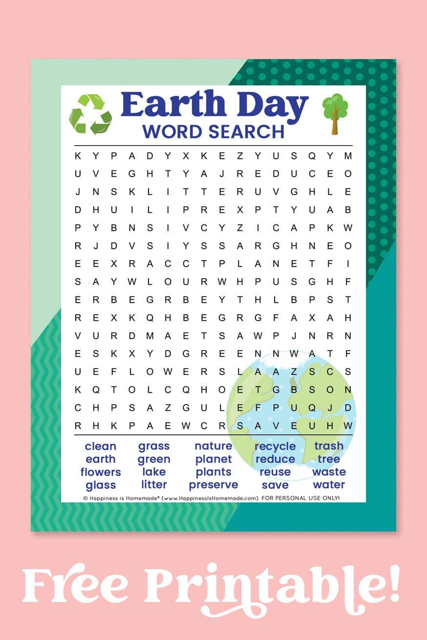 Earth Day Word Search