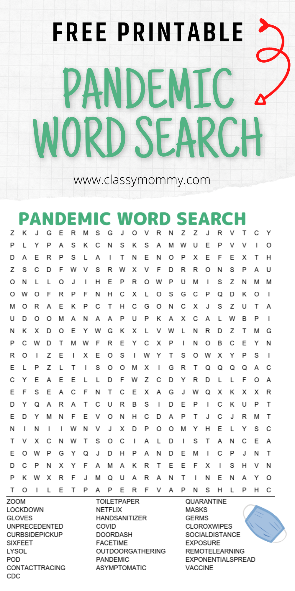 Printable Free Word Search