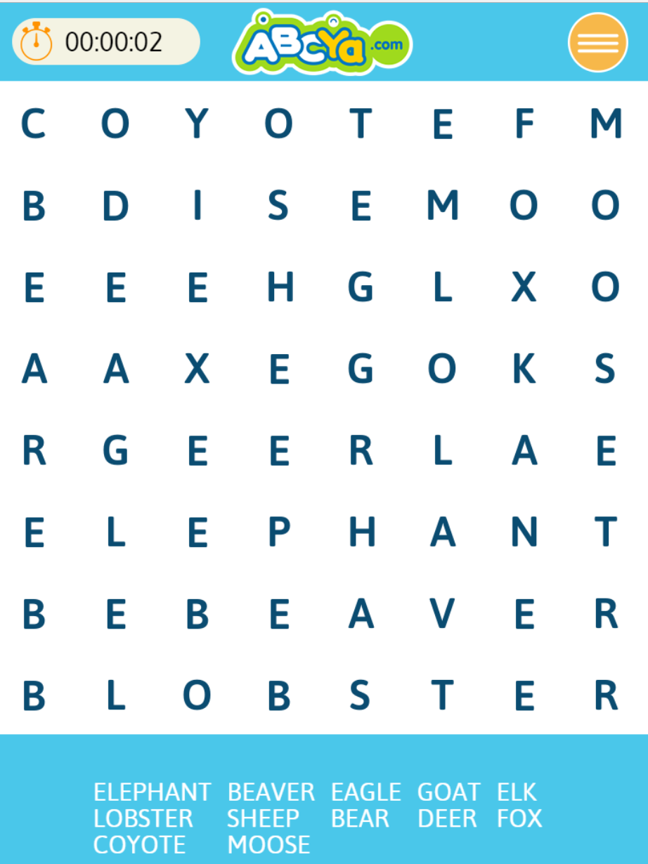 Free Technology For Teachers Create A Word Search On ABCya