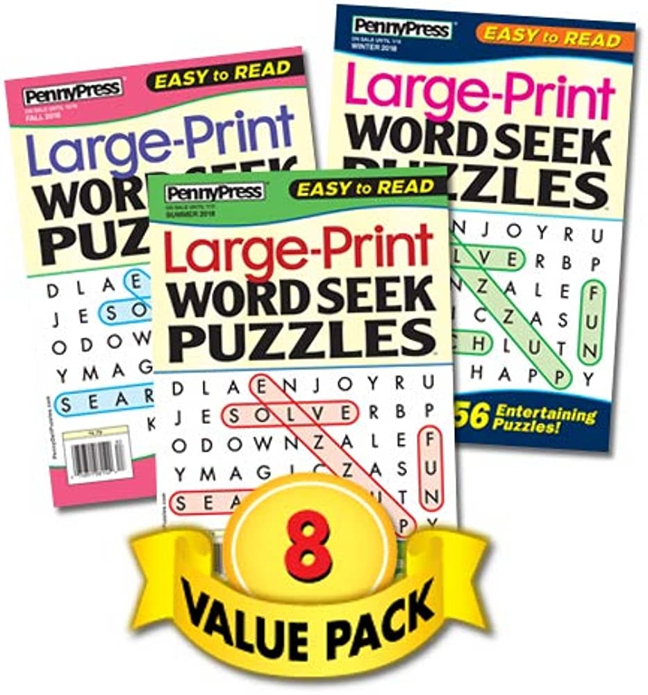 Penny Dell Word Search Puzzles