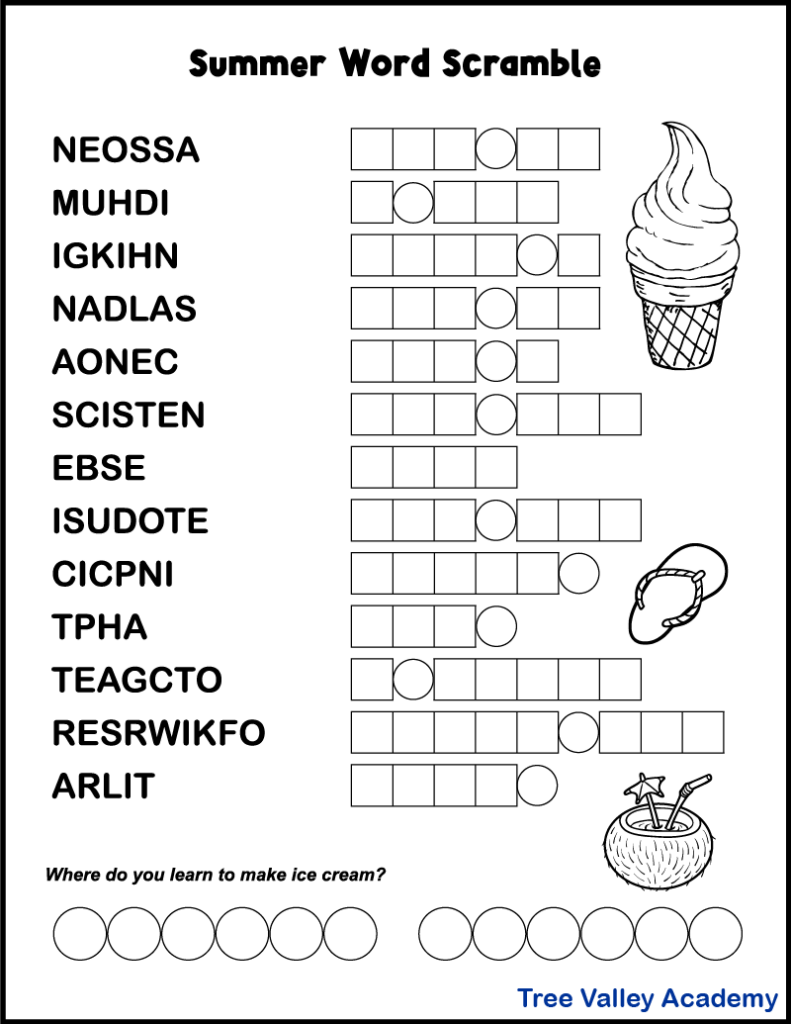 Word Search Letters Unscramble