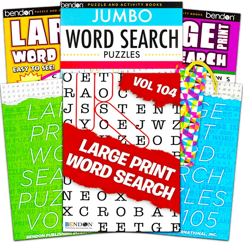 Word Search Books For Seniors