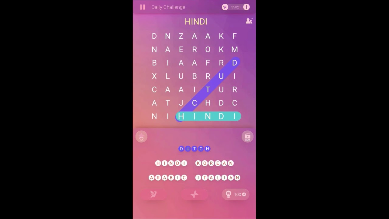 Word Search Pro Daily July 31 2019 Word Search HINDI YouTube