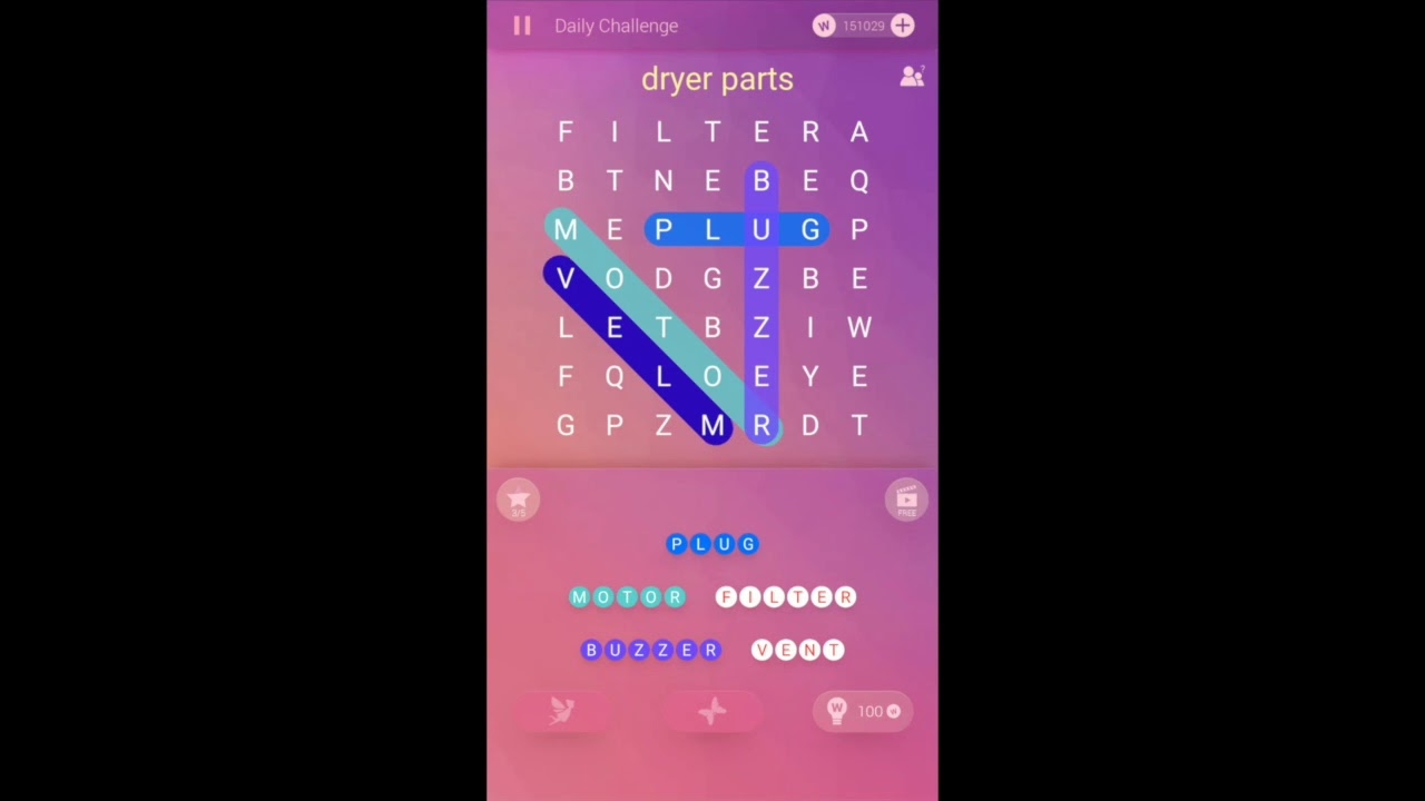 Word Search Pro Daily September 8 2019 Word Search Dryer Parts YouTube