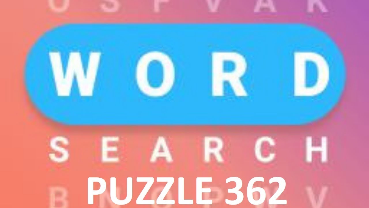 Word Search Things That Contain Caffein YouTube